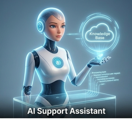 AI Support Assistant interface